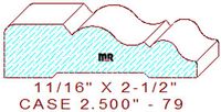 Door/Window Casing 2-1/2" - 79 Door/Window Casing 2-1/2" - 79
