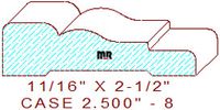 Door/Window Casing 2-1/2" - 8 Door/Window Casing 2-1/2" - 8