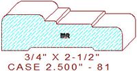 Door/Window Casing 2-1/2" - 81 Door/Window Casing 2-1/2" - 81