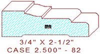 Door/Window Casing 2-1/2" - 82 Door/Window Casing 2-1/2" - 82