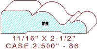 Door/Window Casing 2-1/2" - 86
