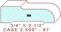 Door/Window Casing 2-1/2" - 87 Door/Window Casing 2-1/2" - 87