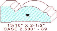 Door/Window Casing 2-1/2" - 89 Door/Window Casing 2-1/2" - 89