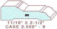 Door/Window Casing 2-1/2" - 9 Door/Window Casing 2-1/2" - 9