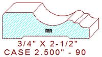 Door/Window Casing 2-1/2" - 90 Door/Window Casing 2-1/2" - 90