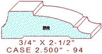 Door/Window Casing 2-1/2" - 94 Door/Window Casing 2-1/2" - 94