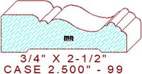 Door/Window Casing 2-1/2" - 99