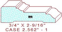 Door/Window Casing 2-9/16" - 1 Door/Window Casing 2-9/16" - 1