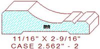 Door/Window Casing 2-9/16" - 2 Door/Window Casing 2-9/16" - 2