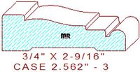 Door/Window Casing 2-9/16" - 3 Door/Window Casing 2-9/16" - 3