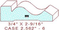 Door/Window Casing 2-9/16" - 6