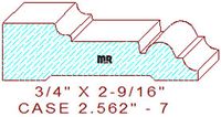 Door/Window Casing 2-9/16" - 7 Door/Window Casing 2-9/16" - 7