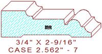 Door/Window Casing 2-9/16" - 7