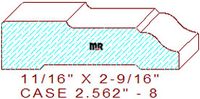 Door/Window Casing 2-9/16" - 8 Door/Window Casing 2-9/16" - 8