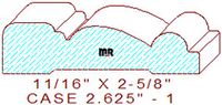 Door/Window Casing 2-5/8" - 1 Door/Window Casing 2-5/8" - 1