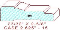 Door/Window Casing 2-5/8" - 15 Door/Window Casing 2-5/8" - 15