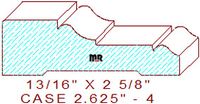 Door/Window Casing 2-5/8" - 4 Door/Window Casing 2-5/8" - 4