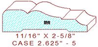 Door/Window Casing 2-5/8" - 5 Door/Window Casing 2-5/8" - 5