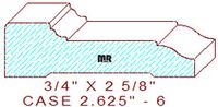 Door/Window Casing 2-5/8" - 6