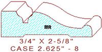 Door/Window Casing 2-5/8" - 8 Door/Window Casing 2-5/8" - 8