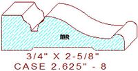 Door/Window Casing 2-5/8" - 8