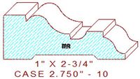 Door/Window Casing 2-3/4" - 10 Door/Window Casing 2-3/4" - 10