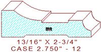 Door/Window Casing 2-3/4" - 12 Door/Window Casing 2-3/4" - 12
