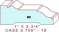 Door/Window Casing 2-3/4" - 18 Door/Window Casing 2-3/4" - 18