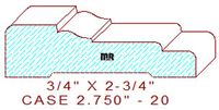 Door/Window Casing 2-3/4" - 20 Door/Window Casing 2-3/4" - 20