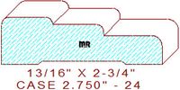 Door/Window Casing 2-3/4" - 24 Door/Window Casing 2-3/4" - 24