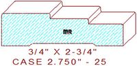Door/Window Casing 2-3/4" - 25 Door/Window Casing 2-3/4" - 25