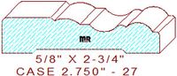Door/Window Casing 2-3/4" - 27 Door/Window Casing 2-3/4" - 27