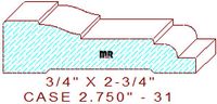 Door/Window Casing 2-3/4" - 31