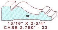 Door/Window Casing 2-3/4" - 33