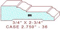 Door/Window Casing 2-3/4" - 36 Door/Window Casing 2-3/4" - 36