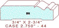 Door/Window Casing 2-3/4" - 44 Door/Window Casing 2-3/4" - 44