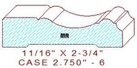 Door/Window Casing 2-3/4" - 6 Door/Window Casing 2-3/4" - 6