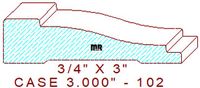 Door/Window Casing 3" - 102