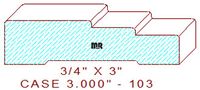 Door/Window Casing 3" - 103 Door/Window Casing 3" - 103