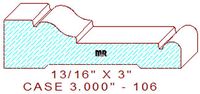 Door/Window Casing 3" - 106 Door/Window Casing 3" - 106