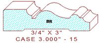 Door/Window Casing 3" - 15