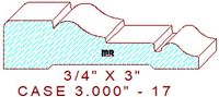 Door/Window Moulding 3" - 17 Door/Window Moulding 3" - 17