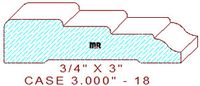 Door/Window Casing 3" - 18 Door/Window Casing 3" - 18