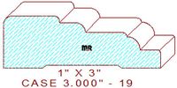 Door/Window Casing 3" - 19 Door/Window Casing 3" - 19