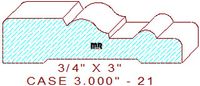 Door/Window Casing 3" - 21 Door/Window Casing 3" - 21