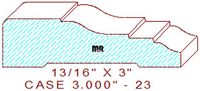 Door/Window Casing 3" - 23 Door/Window Casing 3" - 23