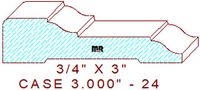 Door/Window Casing 3" - 24 Door/Window Casing 3" - 24