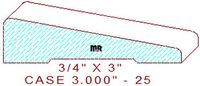 Door/Window Casing 3" - 25 Door/Window Casing 3" - 25