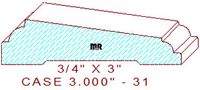 Door/Window Casing 3" - 31 Door/Window Casing 3" - 31