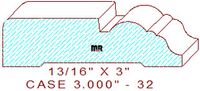 Door/Window Casing 3" - 32 Door/Window Casing 3" - 32